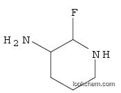 Molecular Structure of 1184916-69-5 (3-Piperidinamine, 2-fluoro-)